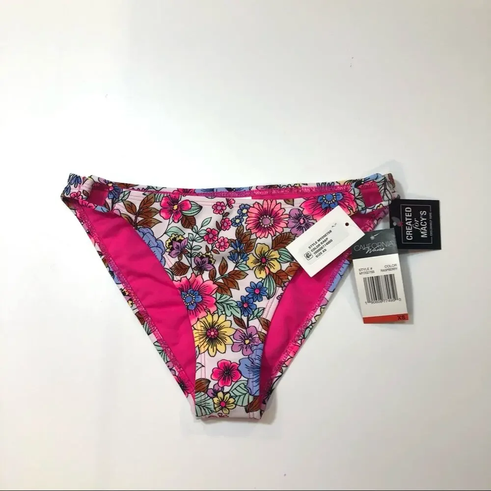 California Waves Hardware-Side Bikini Swim Bottom
